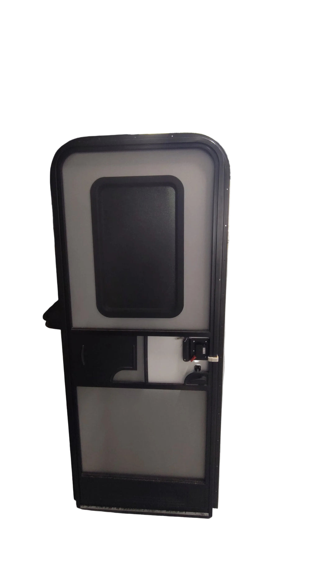 RV entry door with window